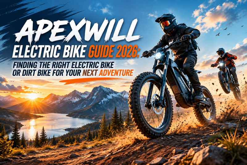 APEXWILL Electric Bike Guide 2026: Finding the Right Electric Bike or Dirt Bike for Your Next Adventure