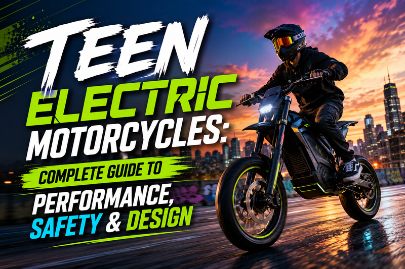 Teen Electric Motorcycles: Complete Guide to Performance, Safety & Design