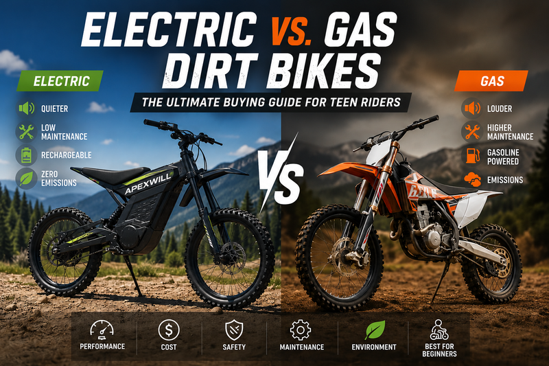 Electric vs. Gas Dirt Bikes: The Ultimate Buying Guide for Teen Riders