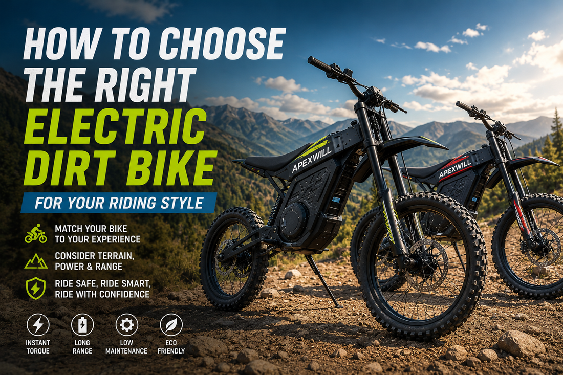 How to Choose the Right Electric Dirt Bike for Your Riding Style