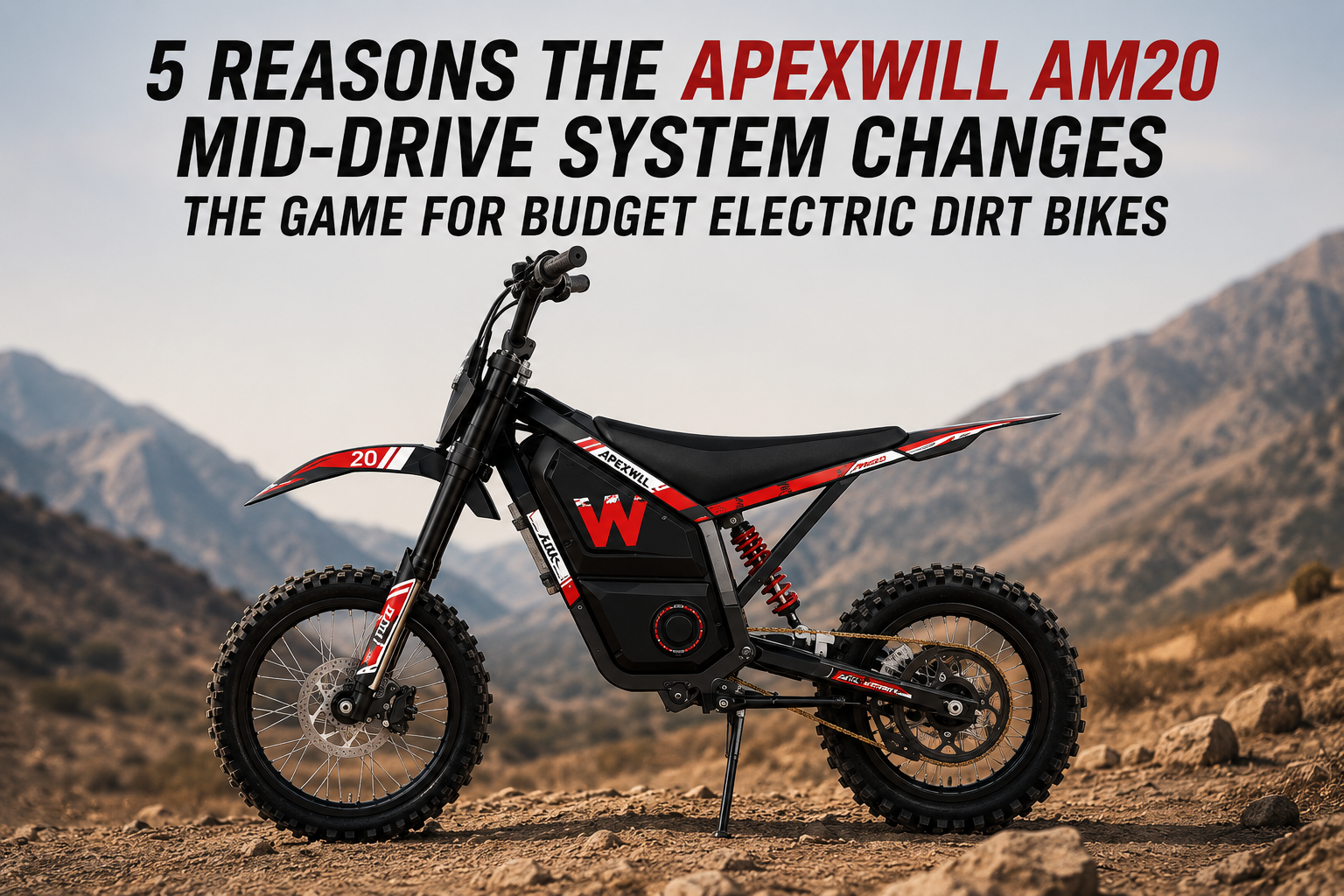 5 Reasons the APEXWILL AM20 Mid-Drive System Changes the Game for Budget Electric Dirt Bikes