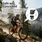 APEXWILL Smart E-Bike Bell with Find My Compatible Tracker