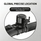 APEXWILL Smart E-Bike Bell with Find My Compatible Tracker