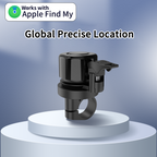APEXWILL Smart E-Bike Bell with Find My Compatible Tracker