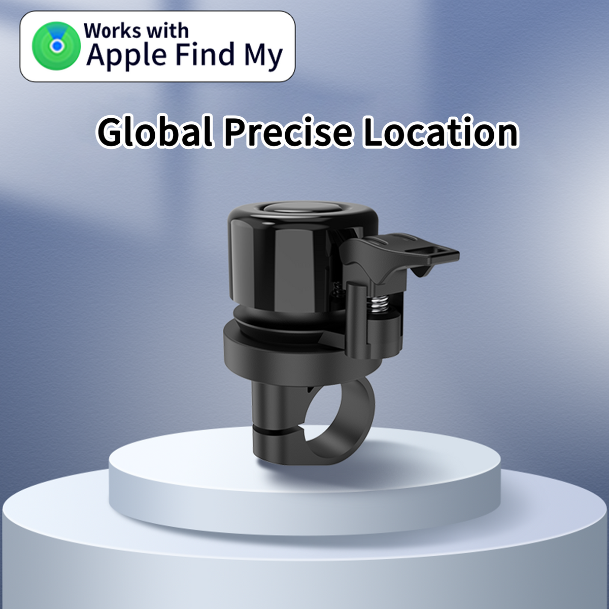 APEXWILL Smart E-Bike Bell with Find My Compatible Tracker