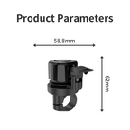 APEXWILL Smart E-Bike Bell with Find My Compatible Tracker