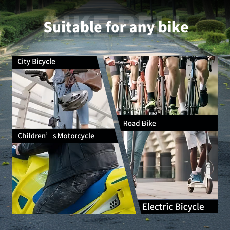 APEXWILL Smart E-Bike Bell with Find My Compatible Tracker
