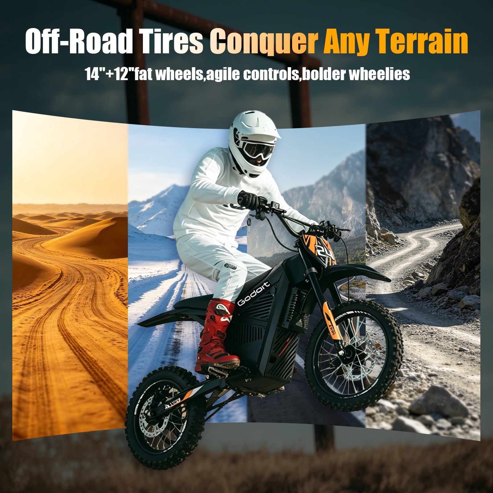APEXWILL GODOIT Youth Electric Dirt Bike