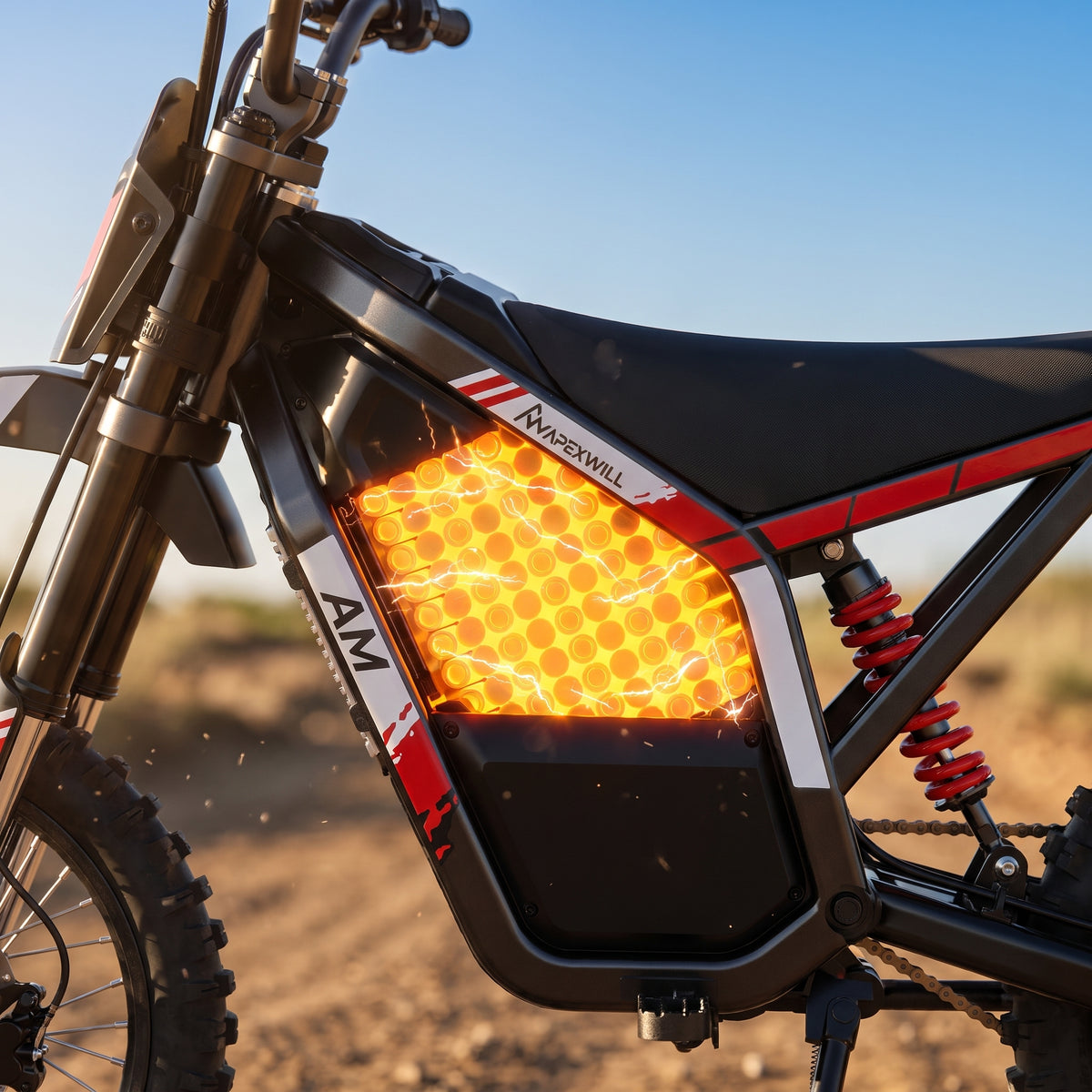 APEXWILL AM20 4000W Mid-Drive Electric Dirt Bike