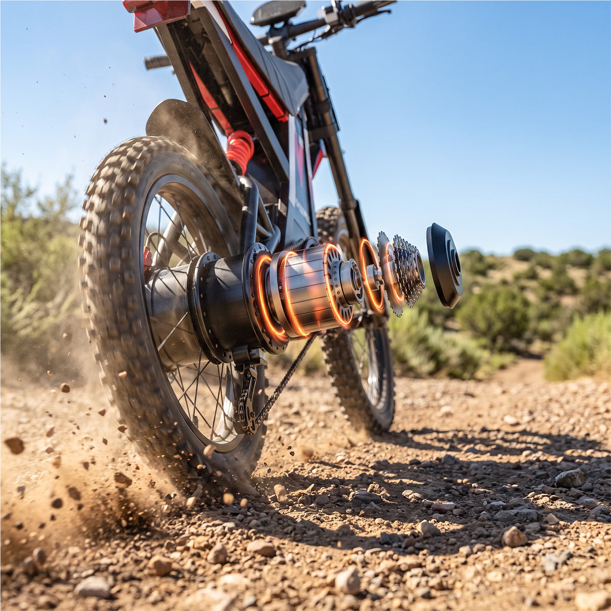 APEXWILL AE30 4000W Moped Style Electric Bike
