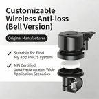 APEXWILL Smart E-Bike Bell with Find My Compatible Tracker