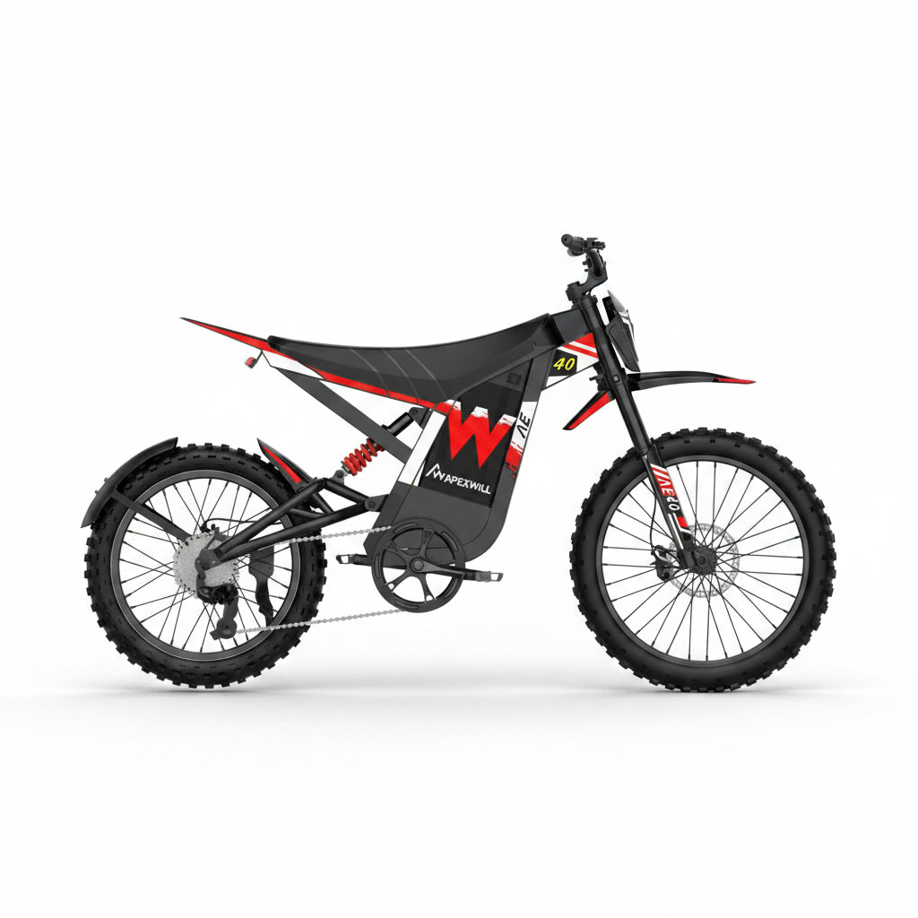 APEXWILL AE40 5000W Moped Style Electric Bike
