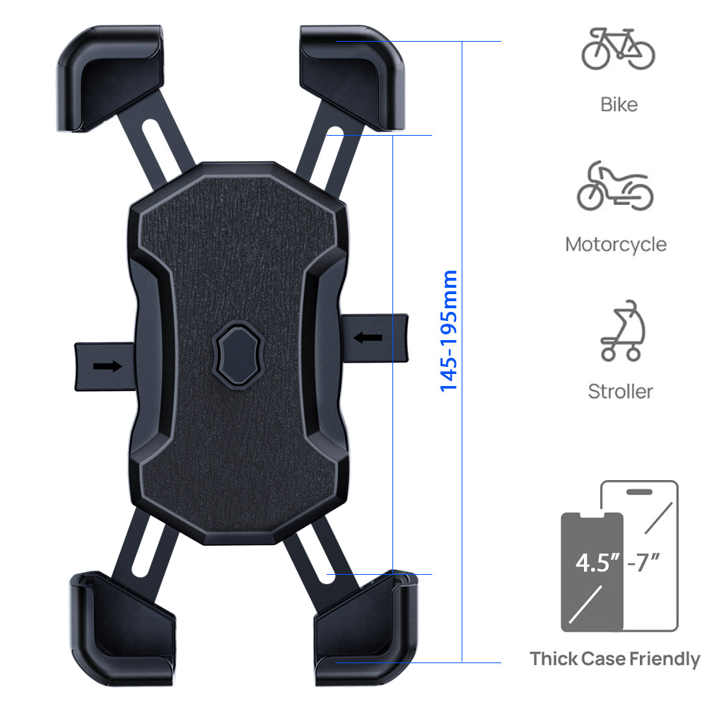 APEXWILL RideGrip CH07 Phone Mount