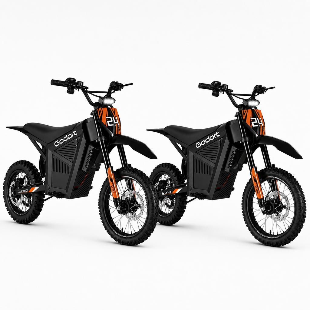 3000W GODOIT Youth Electric Dirt Bike – 37MPH Off-Road Bike