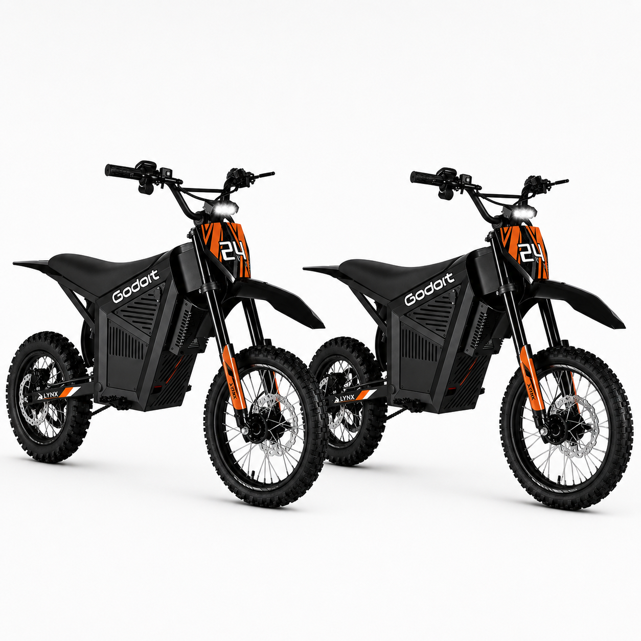 3000W GODOIT Youth Electric Dirt Bike – 37MPH Off-Road Bike