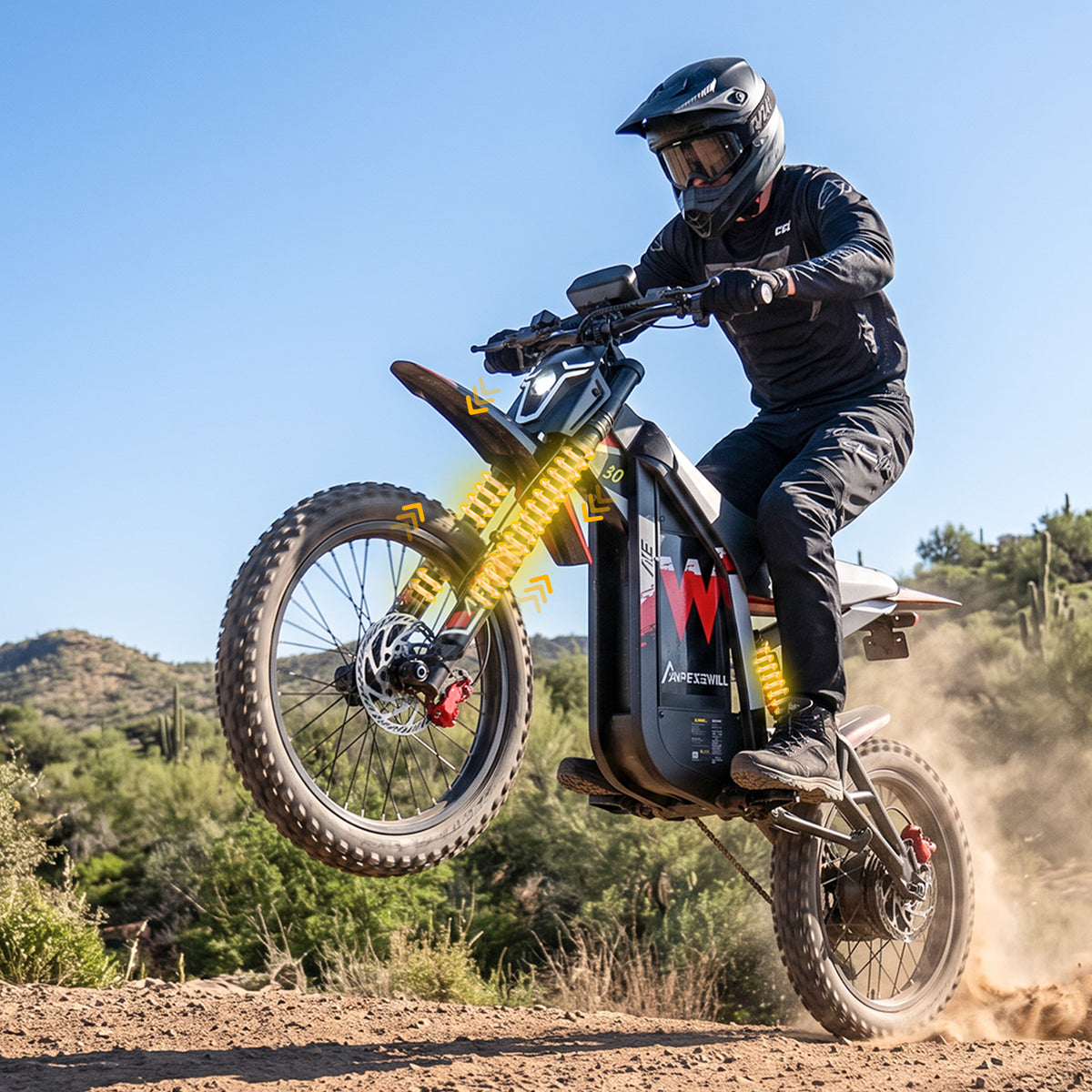 APEXWILL AE30 4000W Moped Style Electric Bike
